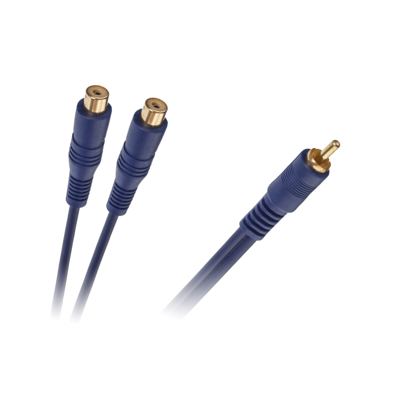Kabel 1 X Rca Wtyk - 2 Gniazda Rca 0.2M [[