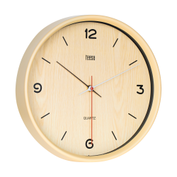 Teesa Zegar Ścienny 30 Cm Jasny Brąz [[
