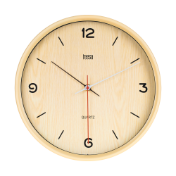 Teesa Zegar Ścienny 30 Cm Jasny Brąz [[