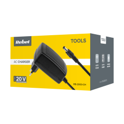 Rebel Ładowarka Akumulatora 20V 2A/4A Rebel Tools [[