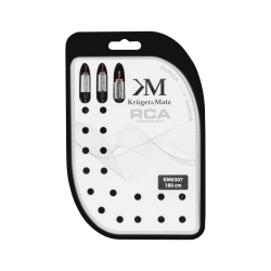 Krüger&Matz Kabel 3Rca-3Rca Component 1.8M Kruger&Matz [[