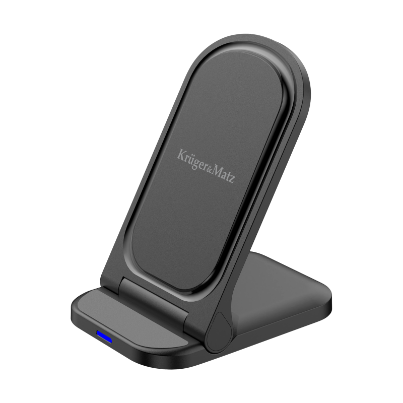 Krüger&Matz Podstawka Stojak Ładowarka Indukcyjna Składana Kruger&Matz [[