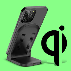 Krüger&Matz Podstawka Stojak Ładowarka Indukcyjna Składana Kruger&Matz [[