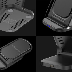 Krüger&Matz Podstawka Stojak Ładowarka Indukcyjna Składana Kruger&Matz [[