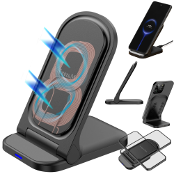 Krüger&Matz Podstawka Stojak Ładowarka Indukcyjna Składana Kruger&Matz [[