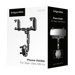 Krüger&Matz Uniwersalny Uchwyt Do Telefonu Kruger&Matz Km1372 Mocowany Na Lusterko [[