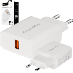 Krüger&Matz Ładowarka Sieciowa Kruger&Matz Z Funkcją Quick Charge [[