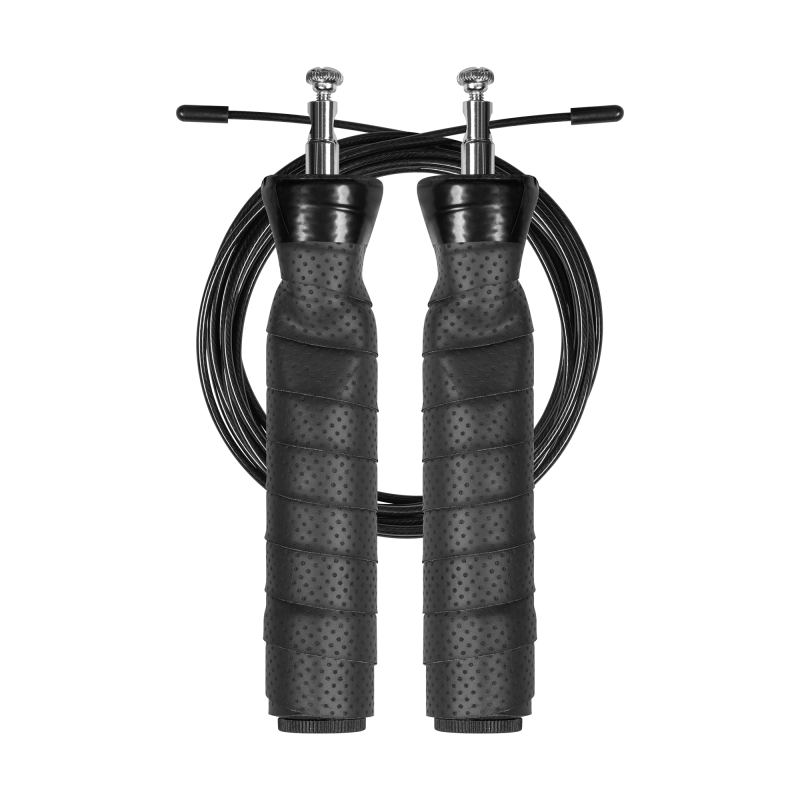 Rebel Skakanka Bokserska Z Gumową Rączką Z Obciążeniem 2X100G I Metalowym Łożyskiem 300Cm Regulowana, Rebel Active [[