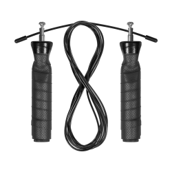 Rebel Skakanka Bokserska Z Gumową Rączką Z Obciążeniem 2X100G I Metalowym Łożyskiem 300Cm Regulowana, Rebel Active [[