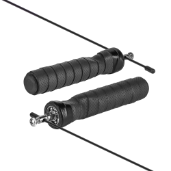 Rebel Skakanka Bokserska Z Gumową Rączką Z Obciążeniem 2X100G I Metalowym Łożyskiem 300Cm Regulowana, Rebel Active [[