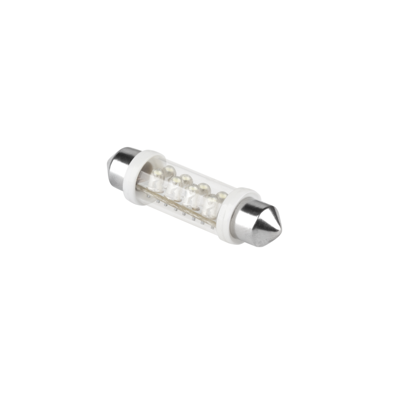 Vipow Żarówka Samochodowa  Led 12V 10*42-8Led Sv8,5 Biała [[