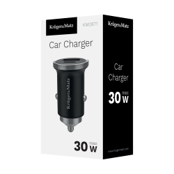 Krüger&Matz Ładowarka Samochodowa 30 W Kruger&Matz [[
