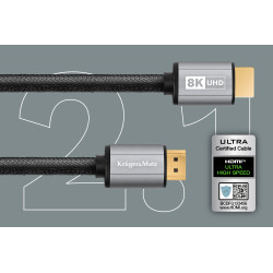 Krüger&Matz Kabel Hdmi-Hdmi 2.1 8K 0,9 M Kruger&Matz [[