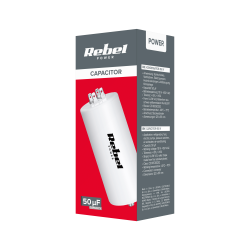Rebel Kondensator 50Uf 450V Do Silników Jednofazowych [[