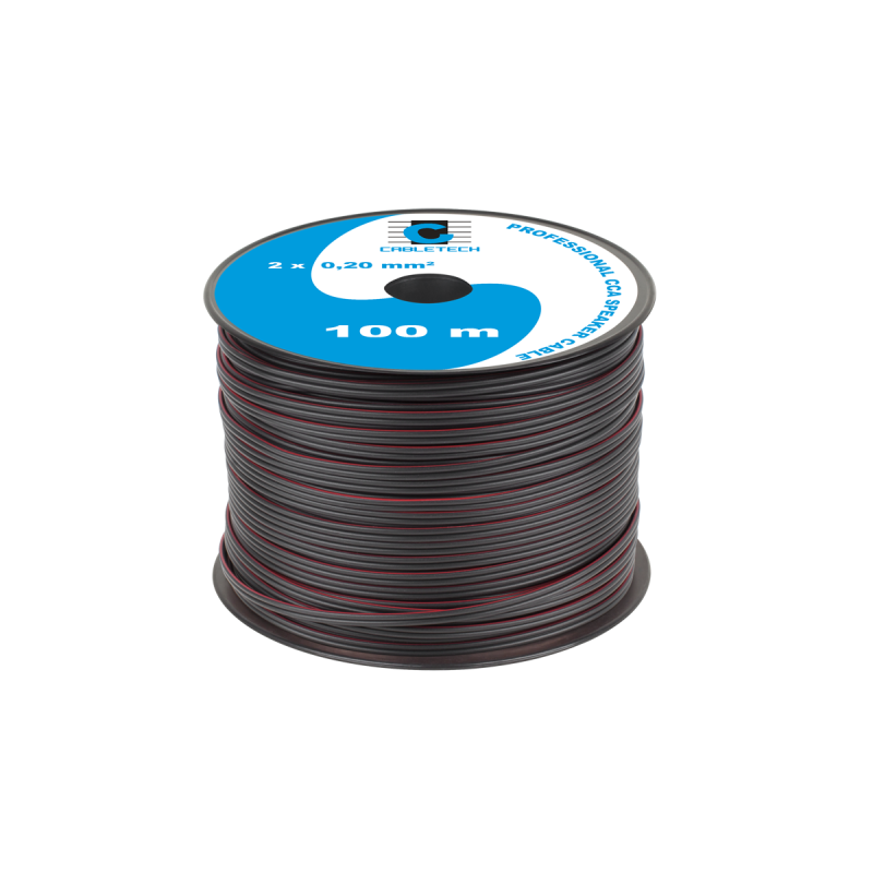 Cabletech Kabel Głośnikowy Cca 0.20Mm Czarny [[