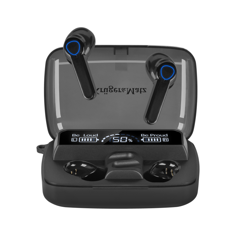 Krüger&Matz Bezprzewodowe Słuchawki Douszne Z Power Bankiem Kruger&Matz M19 [[