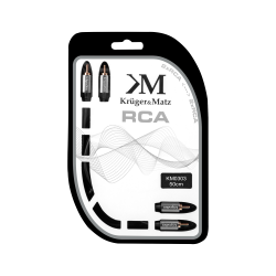 Krüger&Matz Kabel 2Rca-2Rca 0.5M Kruger&Matz [[