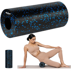 Rebel Wałek Do Masażu, Roller Piankowy Gładki 14X33Cm, Kolor Czarno-Niebieski, Materiał Epp, Rebel Active [[