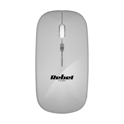 Rebel Bezprzewodowa Mysz Rebel Wm210 Srebrna [[