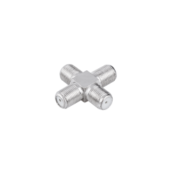 Złącze Czwórnik "F" 4Gn Metal [[