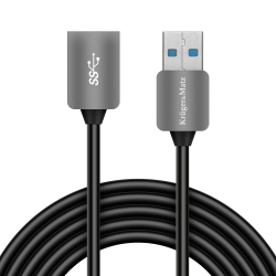 Krüger&Matz Kabel Usb3.0 Wtyk - Gniazdo 1M Kruger&Matz [[