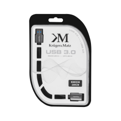 Krüger&Matz Kabel Usb3.0 Wtyk - Gniazdo 1M Kruger&Matz [[