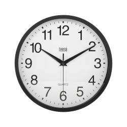 Teesa Zegar Ścienny 25 Cm Czarny [[