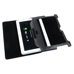 Quer Etui Czarne Dedykowane Do Samsung Galaxy Tab P5100 (Skóra Naturalna) [[