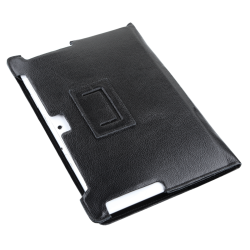 Quer Etui Czarne Dedykowane Do Samsung Galaxy Tab P5100 (Skóra Naturalna) [[