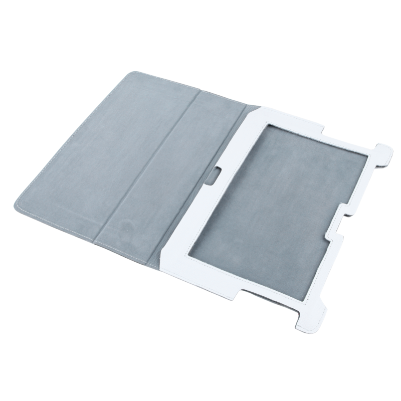 Quer Etui Białe Dedykowane Do Samsung Galaxy Tab P5100 (Skóra Naturalna) [[