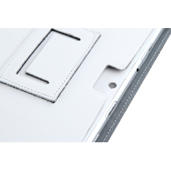 Quer Etui Białe Dedykowane Do Samsung Galaxy Tab P5100 (Skóra Naturalna) [[