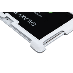 Quer Etui Białe Dedykowane Do Samsung Galaxy Tab P5100 (Skóra Naturalna) [[