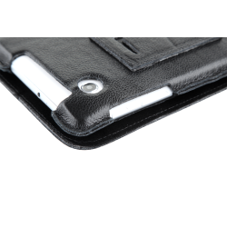 Quer Etui Czarne Dedykowane Do Samsung Galaxy Tab P3100 (Skóra Naturalna) [[