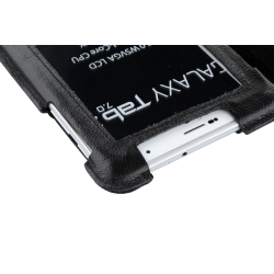 Quer Etui Czarne Dedykowane Do Samsung Galaxy Tab P3100 (Skóra Naturalna) [[