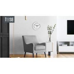 Teesa Zegar Ścienny 25 Cm Biały [[