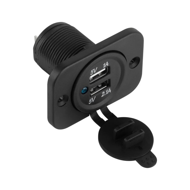 Peiying Ładowarka Samochodowa 2Xusb Do Montażu 3100 Ma Homologacja E24 [[