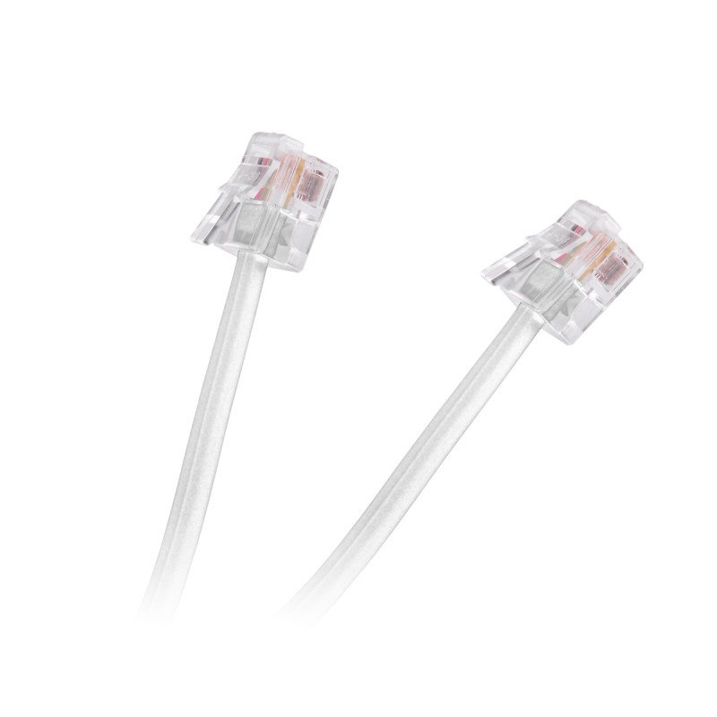 Przewód Tel.wt.-Wt.biały 3M [[