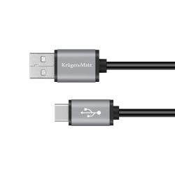 Krüger&Matz Kabel Usb - Usb Typu C 1.8M Kruger&Matz Basic [[