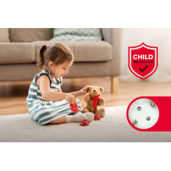 Rebel Przedłużacz Biały Rebel 4 Gniazda Typu Niemieckiego, Dł. 1,5M (3X1.0) Bez Przełącznika [[