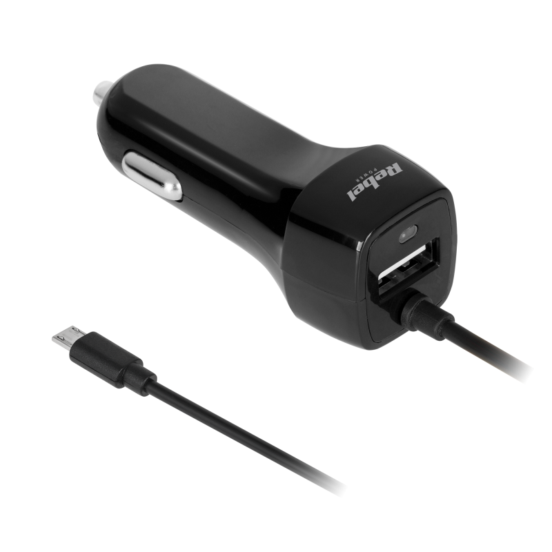 Rebel Ładowarka Samochodowa Rebel Micro Usb [[