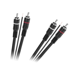 Kabel 2 X Rca - 2 X Rca Z Żyłą Sterującą [[