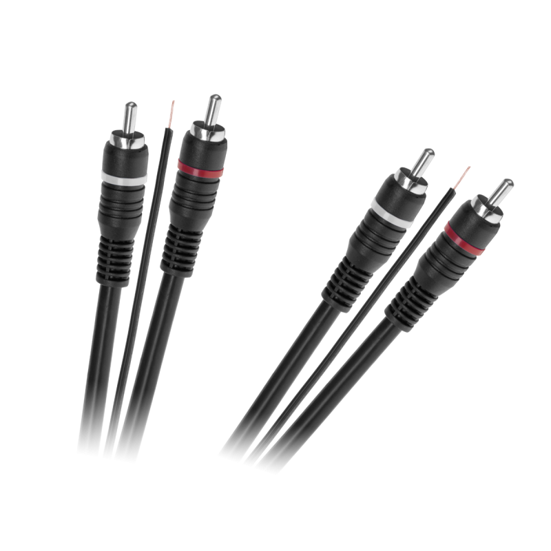 Kabel 2 X Rca - 2 X Rca Z Żyłą Sterującą [[