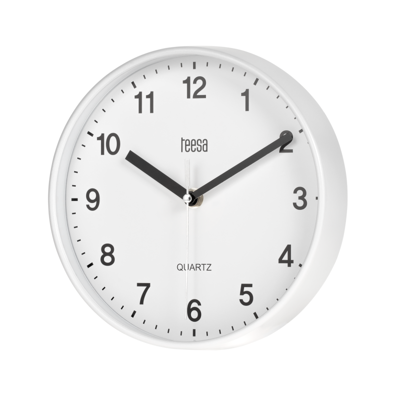 Teesa Zegar Ścienny 20 Cm Biały [[