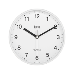 Teesa Zegar Ścienny 20 Cm Biały [[
