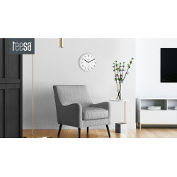 Teesa Zegar Ścienny 20 Cm Biały [[