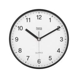 Teesa Zegar Ścienny 20 Cm Czarny [[