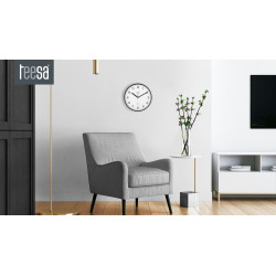 Teesa Zegar Ścienny 20 Cm Czarny [[