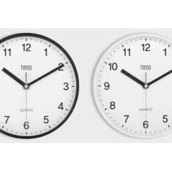 Teesa Zegar Ścienny 20 Cm Czarny [[
