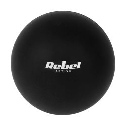 Rebel Piłka Do Masażu 6.25Cm, Kolor Czarny, Materiał Silikon, Rebel Active [[
