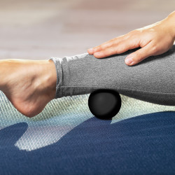 Rebel Piłka Do Masażu 6.25Cm, Kolor Czarny, Materiał Silikon, Rebel Active [[